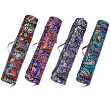 Fashion Yoga Mat Bag Canvas Yoga Bag Large Size Zipper Pocket Fit