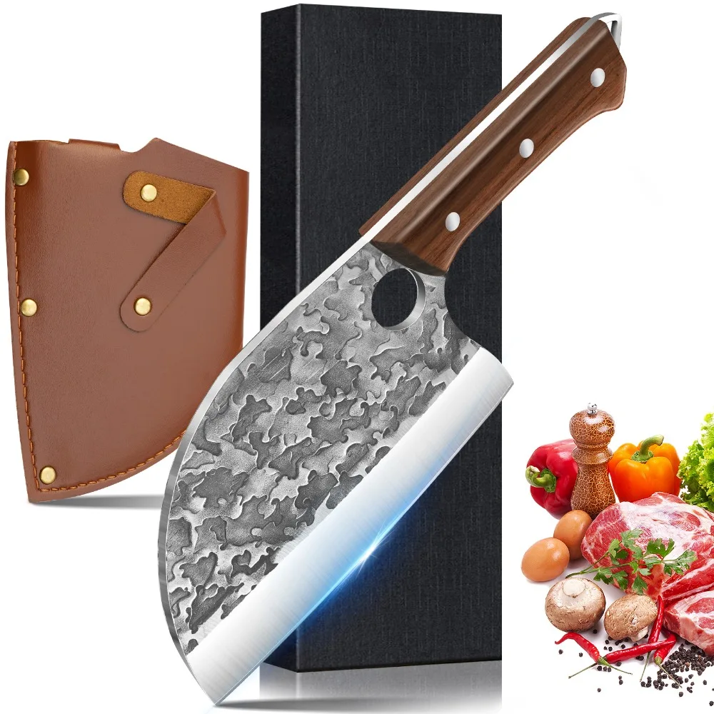 MDHAND 7”Stainless Steel Japanese Kitchen Knives Sharp Blade Professional Chef Knife for Meat Cleaver Fish Cutting Kitchen Tool MDHAND 7''Stainless Steel Japanese Kitchen Knives Sharp Blade Professional Chef Knife for Meat Cleaver Fish Cutting Kitchen Tool