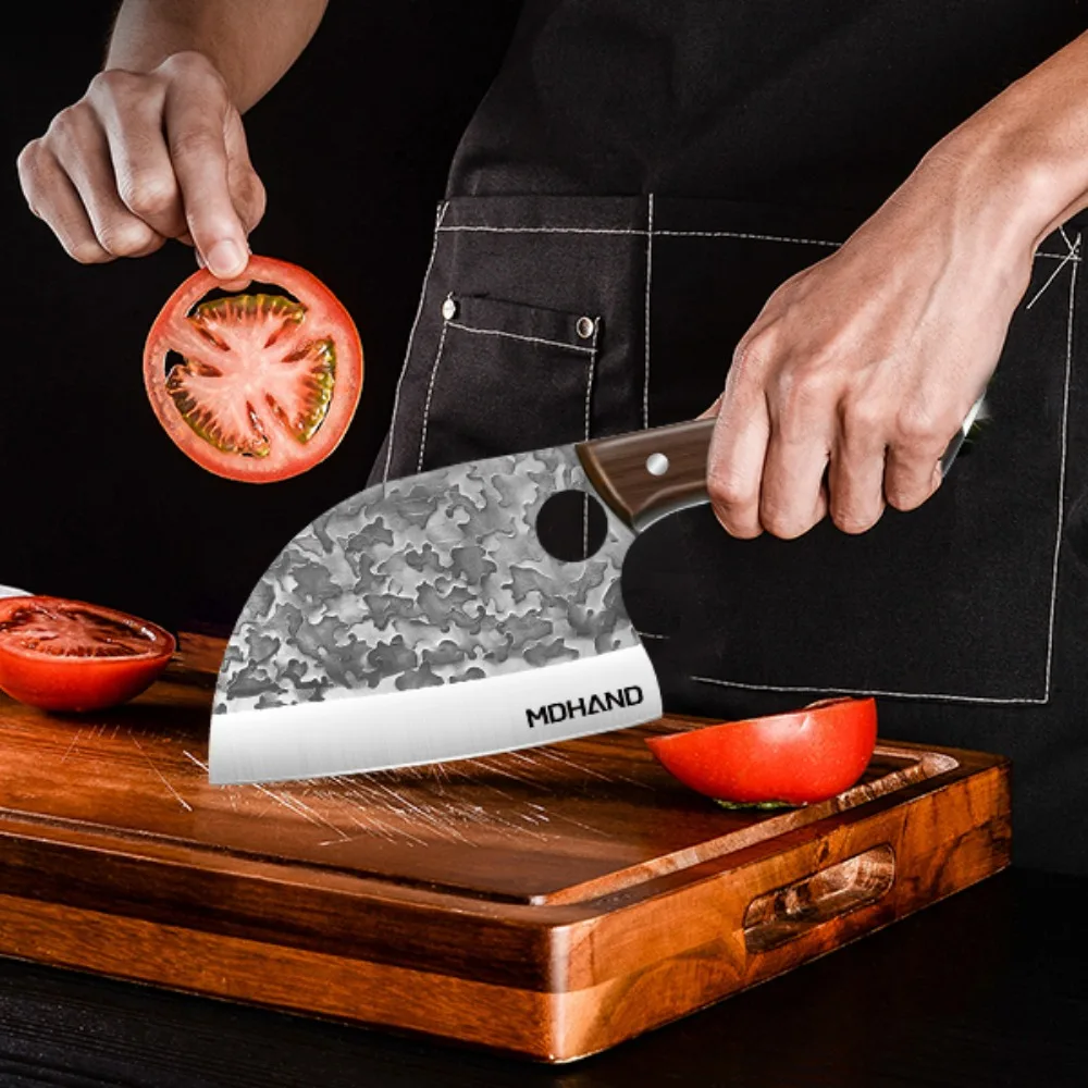 MDHAND 7”Stainless Steel Japanese Kitchen Knives Sharp Blade Professional Chef Knife for Meat Cleaver Fish Cutting Kitchen Tool MDHAND 7''Stainless Steel Japanese Kitchen Knives Sharp Blade Professional Chef Knife for Meat Cleaver Fish Cutting Kitchen Tool