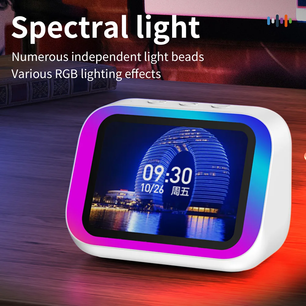 Smart Speaker Voice Assistant Portable BT Speaker with RGB Lights Home Speaker for Home Smart Speaker Voice Assistant Portable BT Speaker with RGB Lights Home Speaker for Home