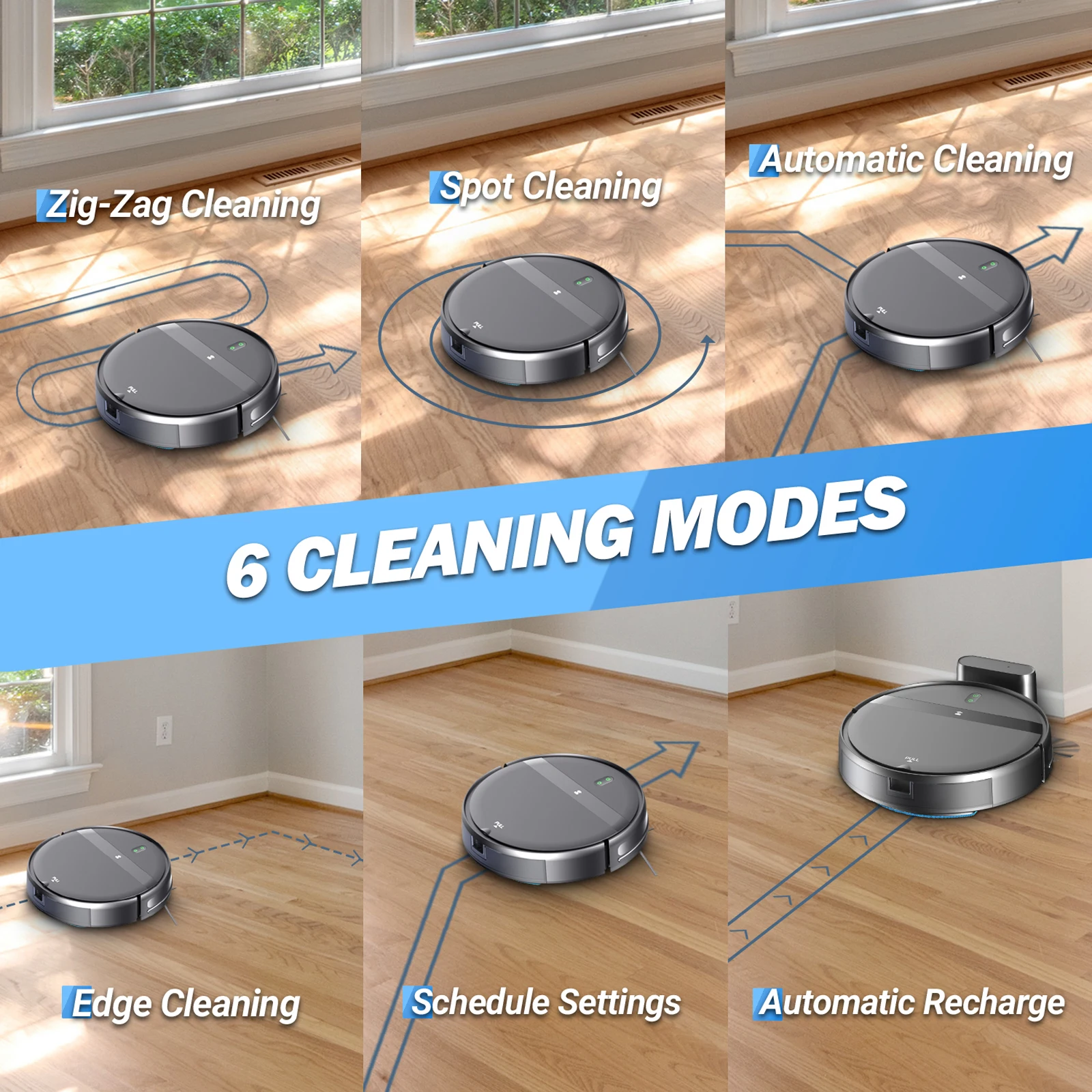 Saerke G20 Robotic Vacuum Cleaner 2000Pa Strong Suction 3 in 1 Mopping Sweeping Suction APP Floor Carpet Washing Appliance Saerke G20 Robotic Vacuum Cleaner 2000Pa Strong Suction 3 in 1 Mopping Sweeping Suction APP Floor Carpet Washing Appliance