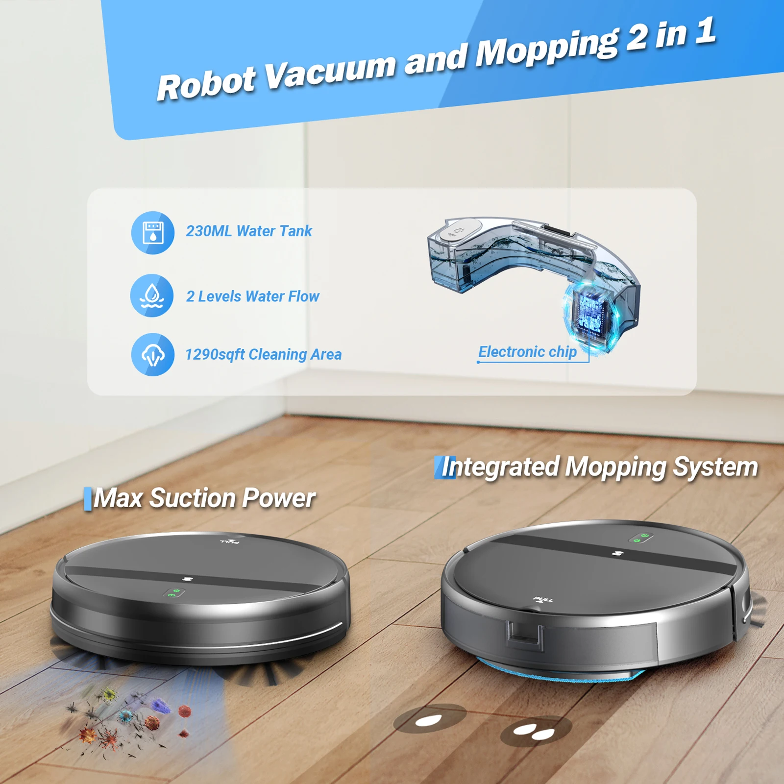 Saerke G20 Robotic Vacuum Cleaner 2000Pa Strong Suction 3 in 1 Mopping Sweeping Suction APP Floor Carpet Washing Appliance Saerke G20 Robotic Vacuum Cleaner 2000Pa Strong Suction 3 in 1 Mopping Sweeping Suction APP Floor Carpet Washing Appliance