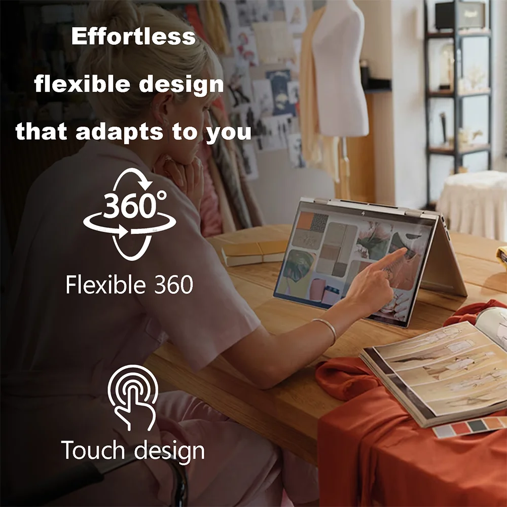 HP Envy x360 2-in-1 16″ WUXGA IPS Wide Ultra Touchscreen Laptop,Intel Ultra 5 125U(Beats i7-1335U),16GB DDR5 RAM,2TB PCIe SSD HP Envy x360 2-in-1 16