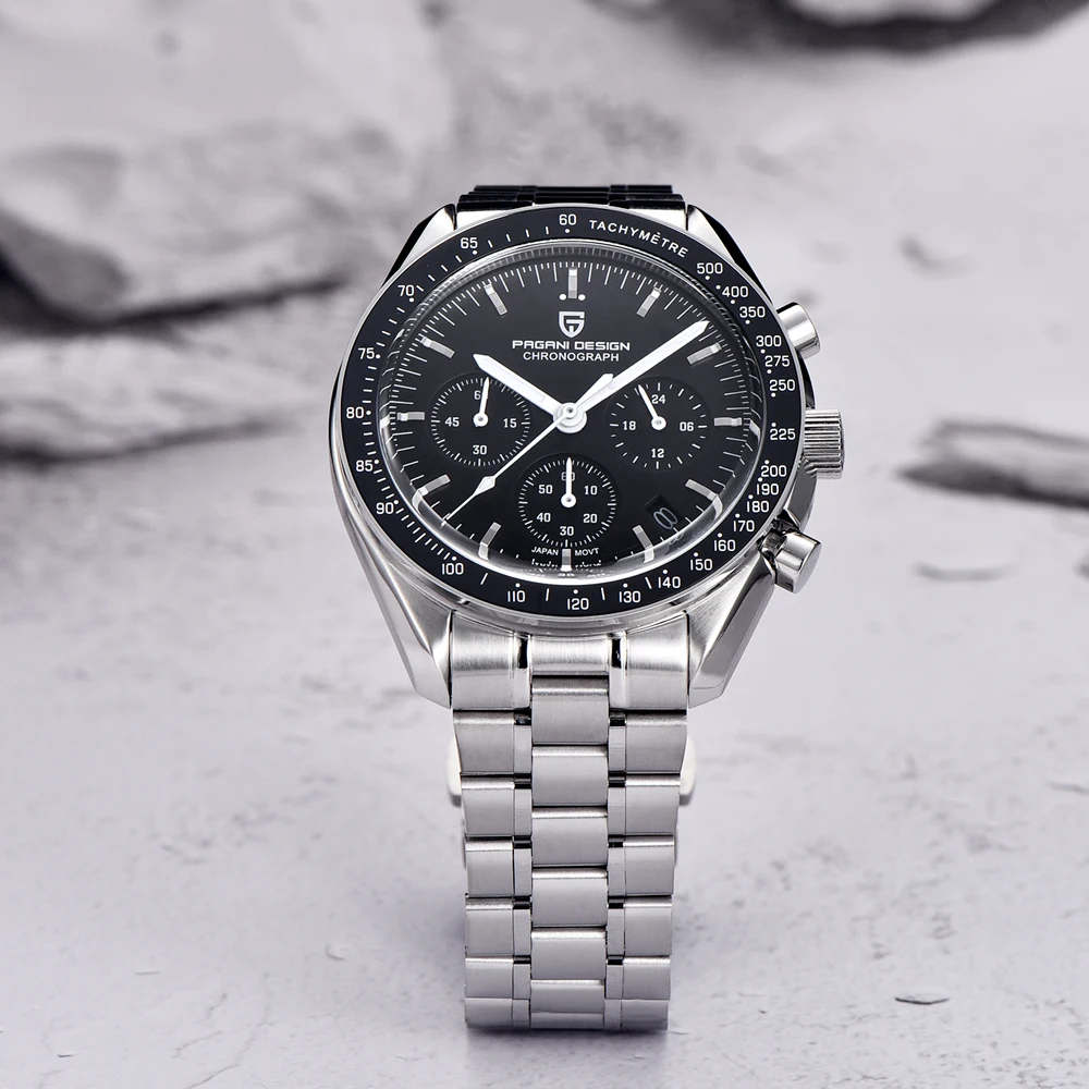 PAGANI DESIGN Moon Mens Watch Chronometer Sapphire Mirror Sports Quartz Watch For Men Waterproof Luminous Relogio Masculino 2025 PAGANI DESIGN Moon Mens Watch Chronometer Sapphire Mirror Sports Quartz Watch For Men Waterproof Luminous Relogio Masculino 2025
