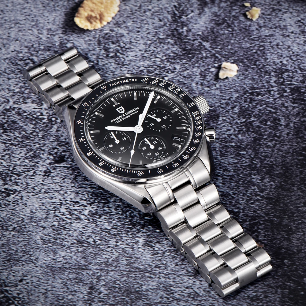 PAGANI DESIGN Moon Mens Watch Chronometer Sapphire Mirror Sports Quartz Watch For Men Waterproof Luminous Relogio Masculino 2025 PAGANI DESIGN Moon Mens Watch Chronometer Sapphire Mirror Sports Quartz Watch For Men Waterproof Luminous Relogio Masculino 2025