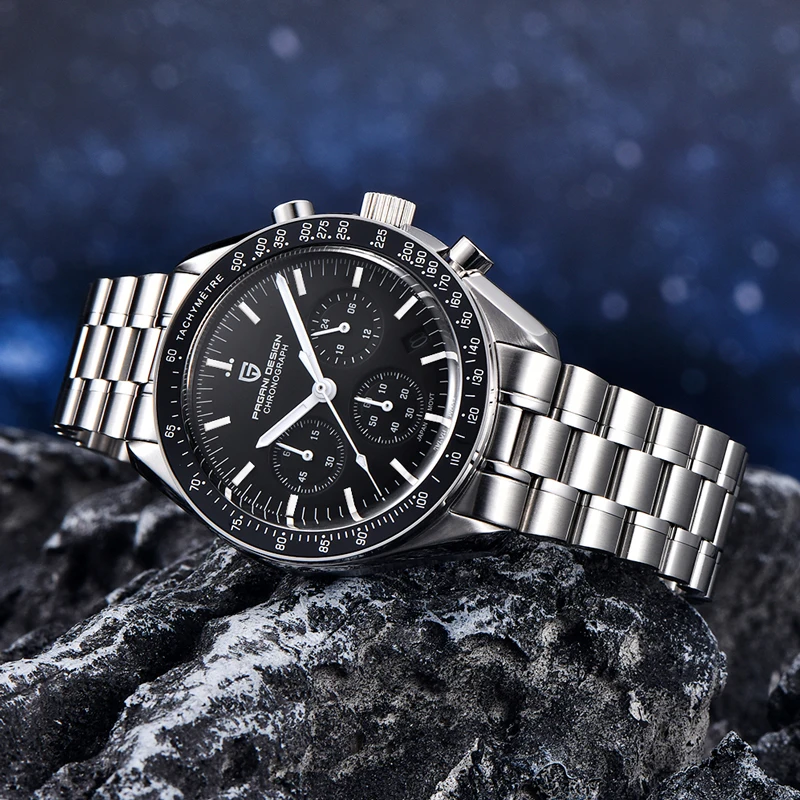PAGANI DESIGN Moon Mens Watch Chronometer Sapphire Mirror Sports Quartz Watch For Men Waterproof Luminous Relogio Masculino 2025 PAGANI DESIGN Moon Mens Watch Chronometer Sapphire Mirror Sports Quartz Watch For Men Waterproof Luminous Relogio Masculino 2025