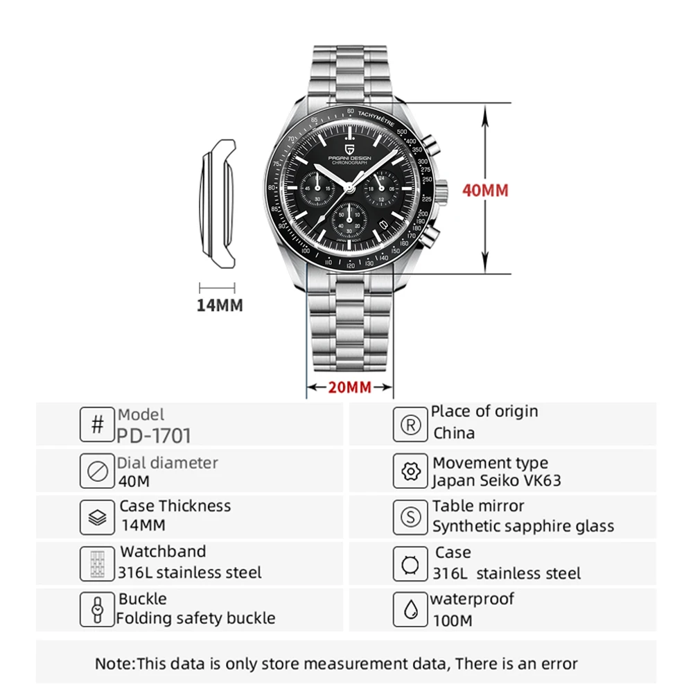 PAGANI DESIGN 2025 New V5 Moon Mens Watches Quartz Watch For Men Chronograph Sapphire Mirror Waterproof Clock Gift Reloj Hombre PAGANI DESIGN 2025 New V5 Moon Mens Watches Quartz Watch For Men Chronograph Sapphire Mirror Waterproof Clock Gift Reloj Hombre