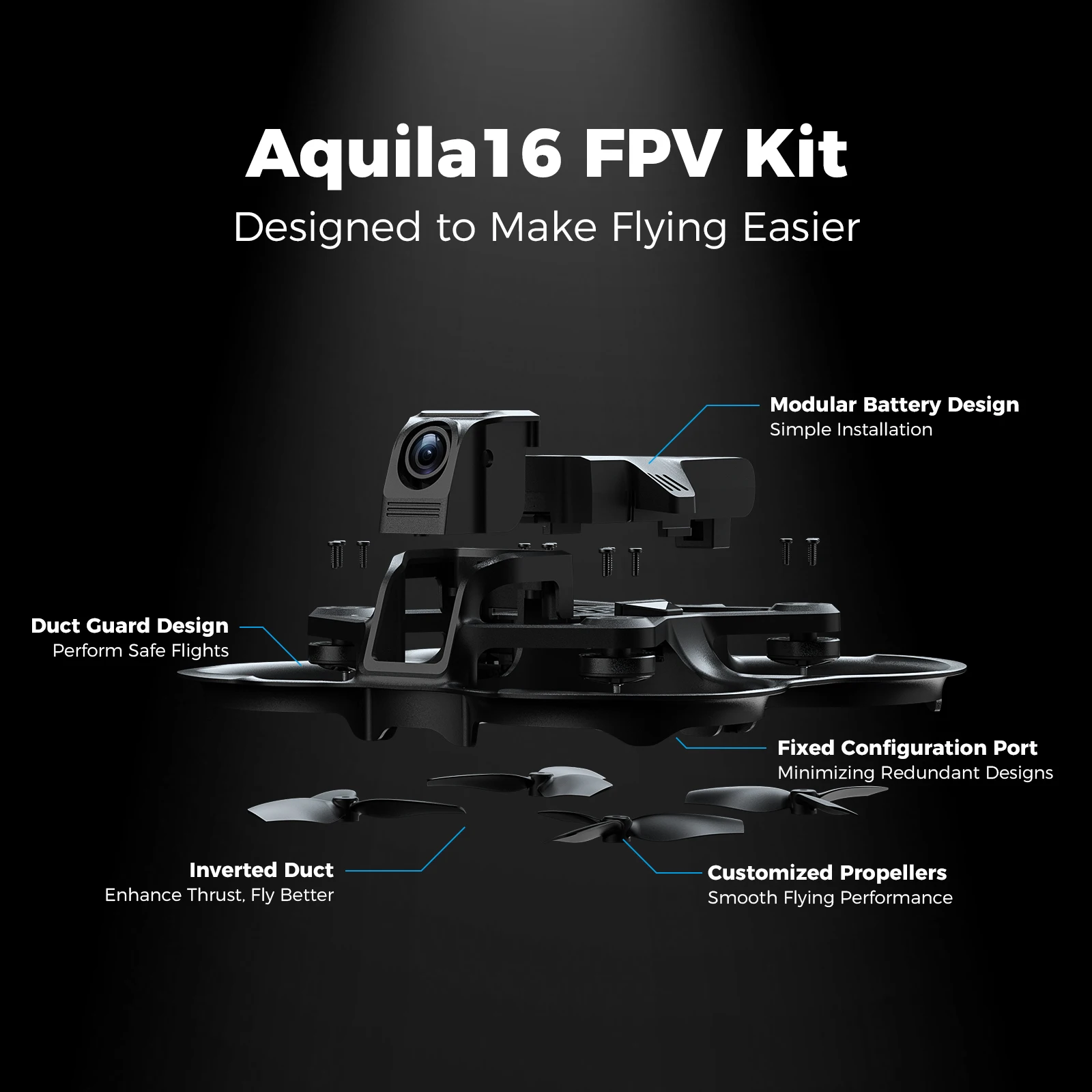 BETAFPV Aquila16 FPV Kit Brushless Racing Drone Professional Quadcopter Indoor Outdoor Camera Drone BETAFPV Aquila16 FPV Kit Brushless Racing Drone Professional Quadcopter Indoor Outdoor Camera Drone
