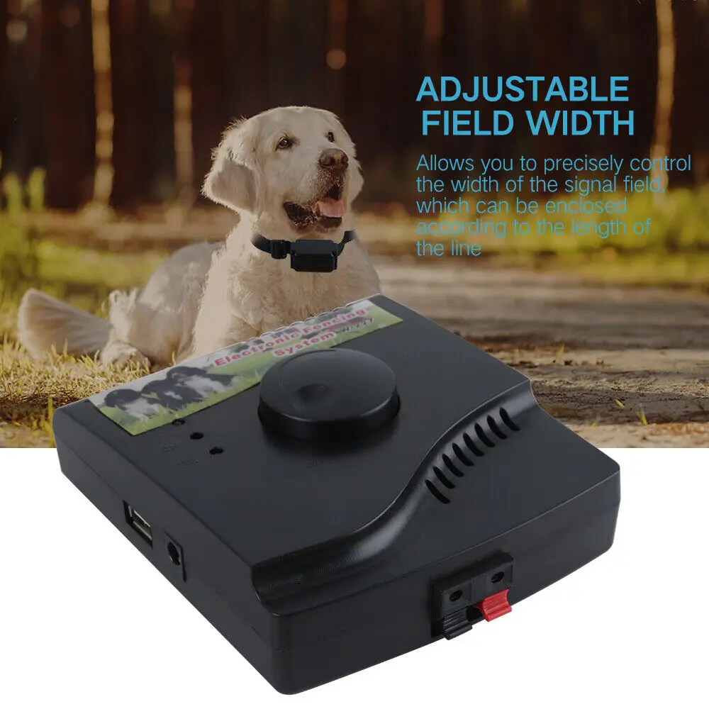 Electric Dog Fence System Pet Containment Shock Collar Yard Garden Waterproof Electric Dog Fence System Pet Containment Shock Collar Yard Garden Waterproof