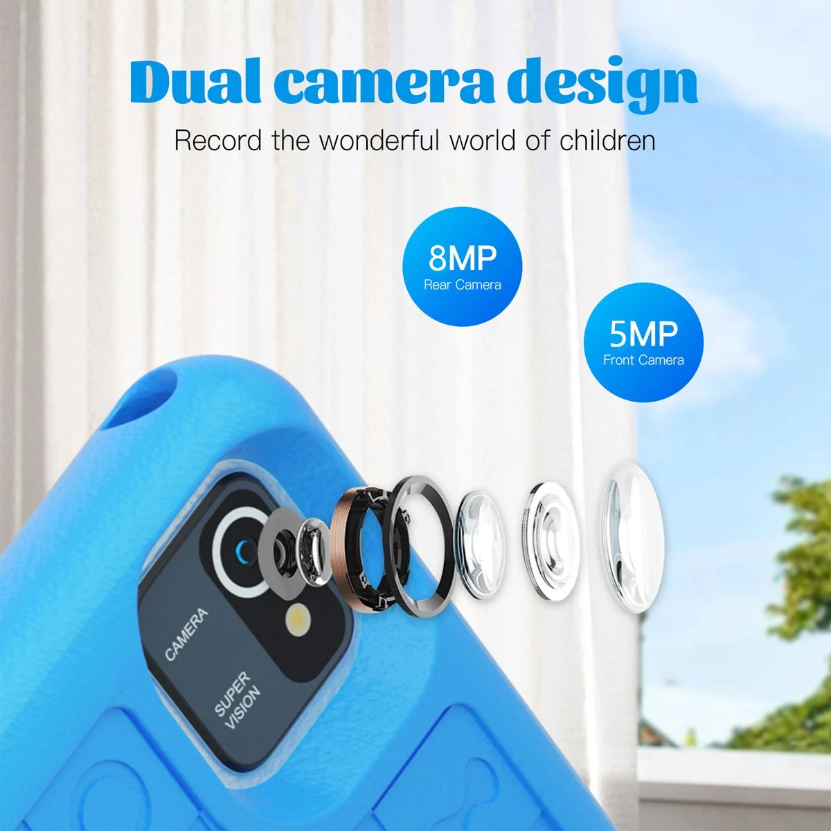 KT1006 10.1 Inch Kids Tablet 6GB RAM+64GB ROM+128GB SD Expand 5000mAh HD Dual Camera With Parenal Control Toy Gift for Children KT1006 10.1 Inch Kids Tablet 6GB RAM+64GB ROM+128GB SD Expand 5000mAh HD Dual Camera With Parenal Control Toy Gift for Children