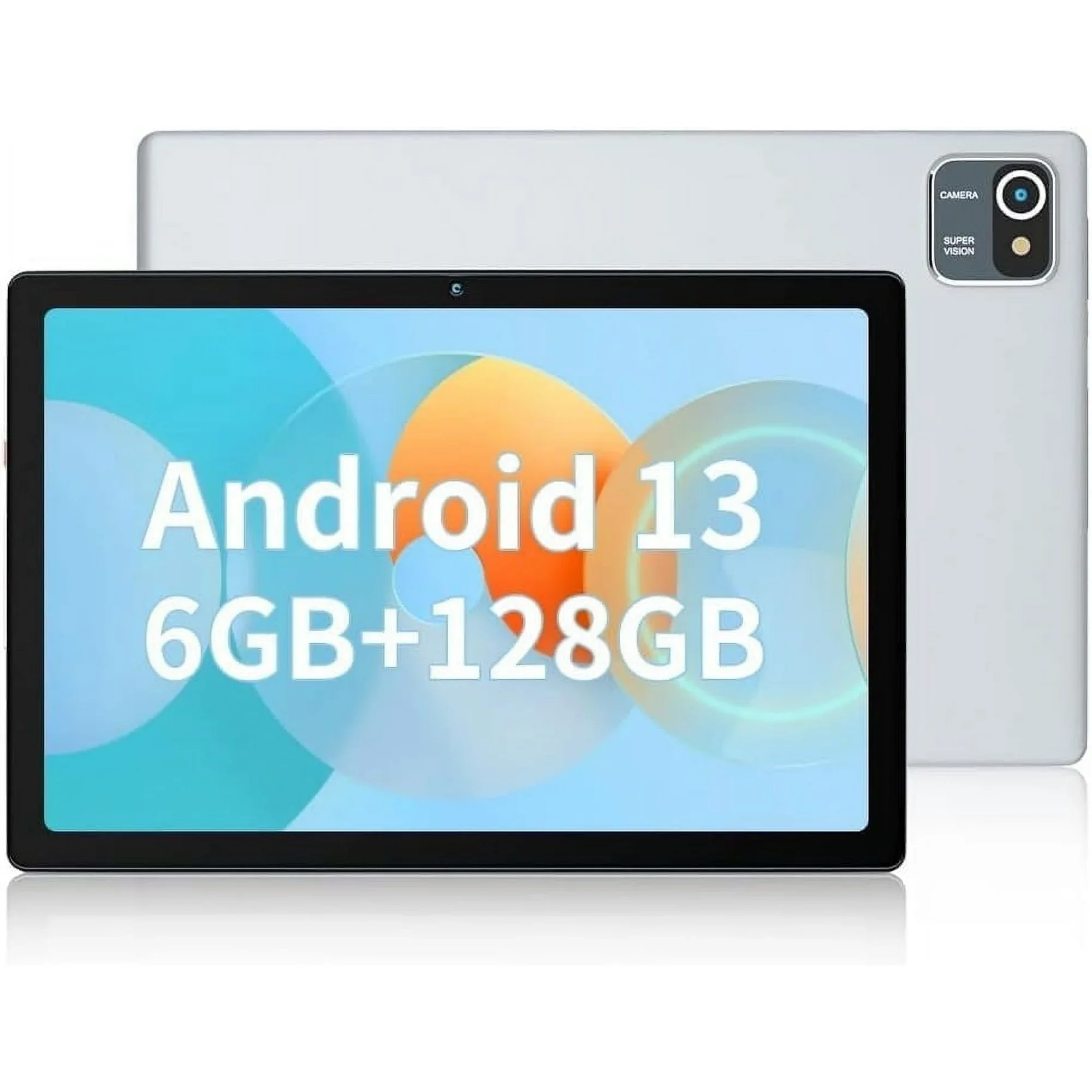 BESTSKI 10.1 inch Tablet, 6GB(4+2) RAM, 64GB ROM, 128GB Expand, 5000mAh, 1280×800 HD Touch Screen, 5MP+8MP Dual Camera (Silver) BESTSKI 10.1 inch Tablet, 6GB(4+2) RAM, 64GB ROM, 128GB Expand, 5000mAh, 1280x800 HD Touch Screen, 5MP+8MP Dual Camera (Silver)