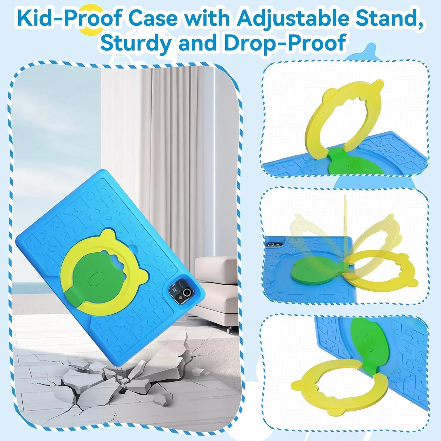 BESTSKI 10 Inch Kids Tablet with 6GB RAM+64GB ROM+128GB SD Expand, 5000mAh, Dual Camera, with Parent Control & Kids Education BESTSKI 10 Inch Kids Tablet with 6GB RAM+64GB ROM+128GB SD Expand, 5000mAh, Dual Camera, with Parent Control & Kids Education