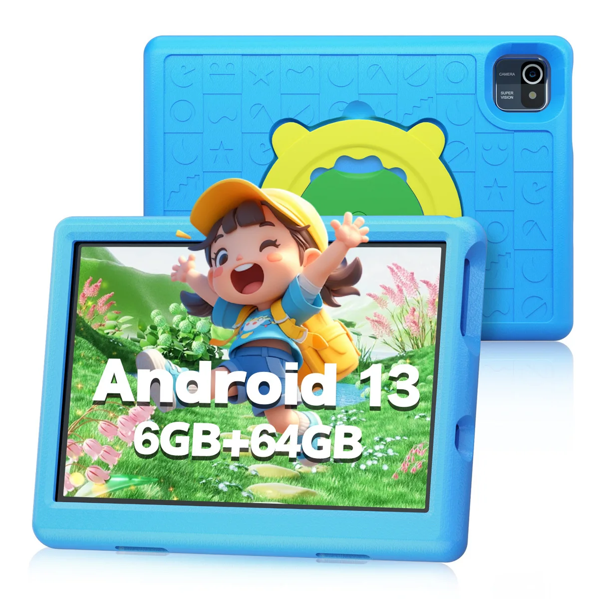 BESTSKI 10 Inch Kids Tablet with 6GB RAM+64GB ROM+128GB SD Expand, 5000mAh, Dual Camera, with Parent Control & Kids Education BESTSKI 10 Inch Kids Tablet with 6GB RAM+64GB ROM+128GB SD Expand, 5000mAh, Dual Camera, with Parent Control & Kids Education