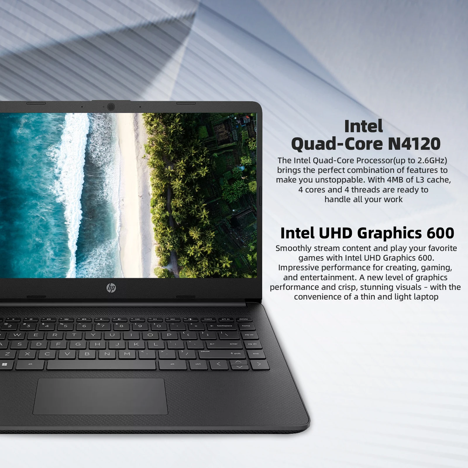 HP 14″ Business Laptop,Intel Celeron N4120,16GB RAM,384GB Storage(128GB eMMC+256GB SD Card),1 Year Office 365 HP 14