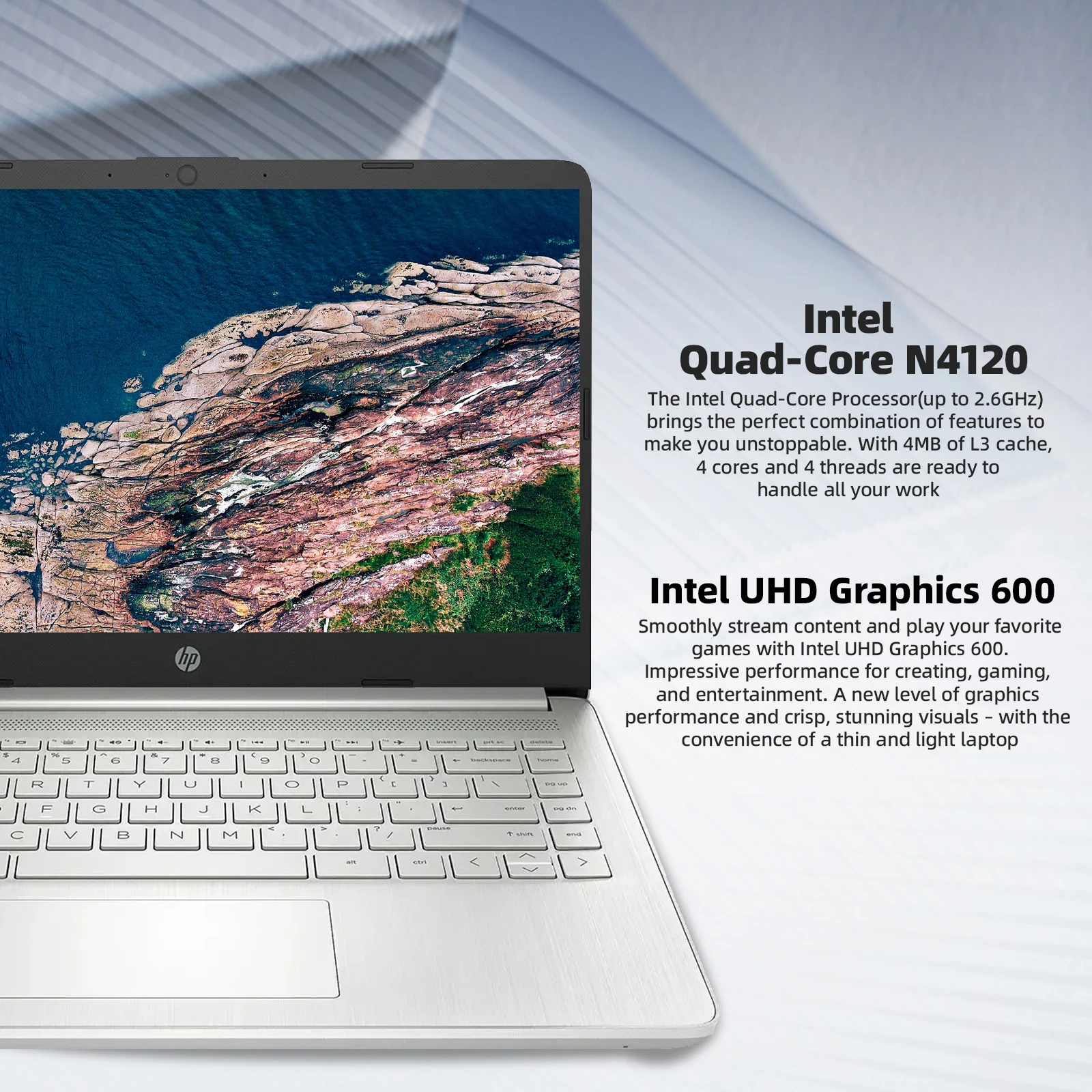 HP 14″ Business Laptop,Intel Celeron N4120,16GB RAM,384GB Storage(128GB eMMC+256GB SD Card),1 Year Office 365,Windows 11 Pro HP 14