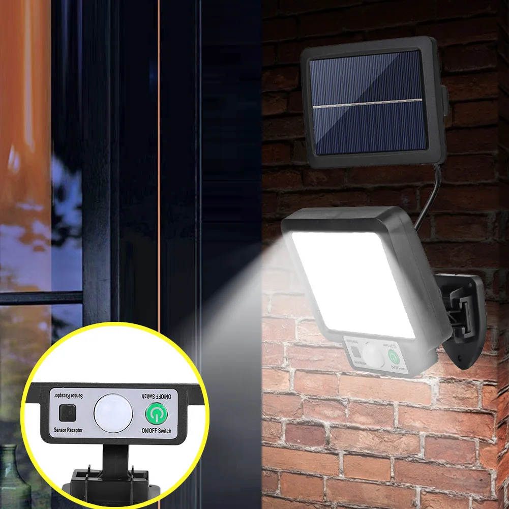 Solar Powered LED/COB Light Human Body Infrared Motion-Sensor Modern Street Wall Column with Remote Control Lighting Solar Powered LED/COB Light Human Body Infrared Motion-Sensor Modern Street Wall Column with Remote Control Lighting