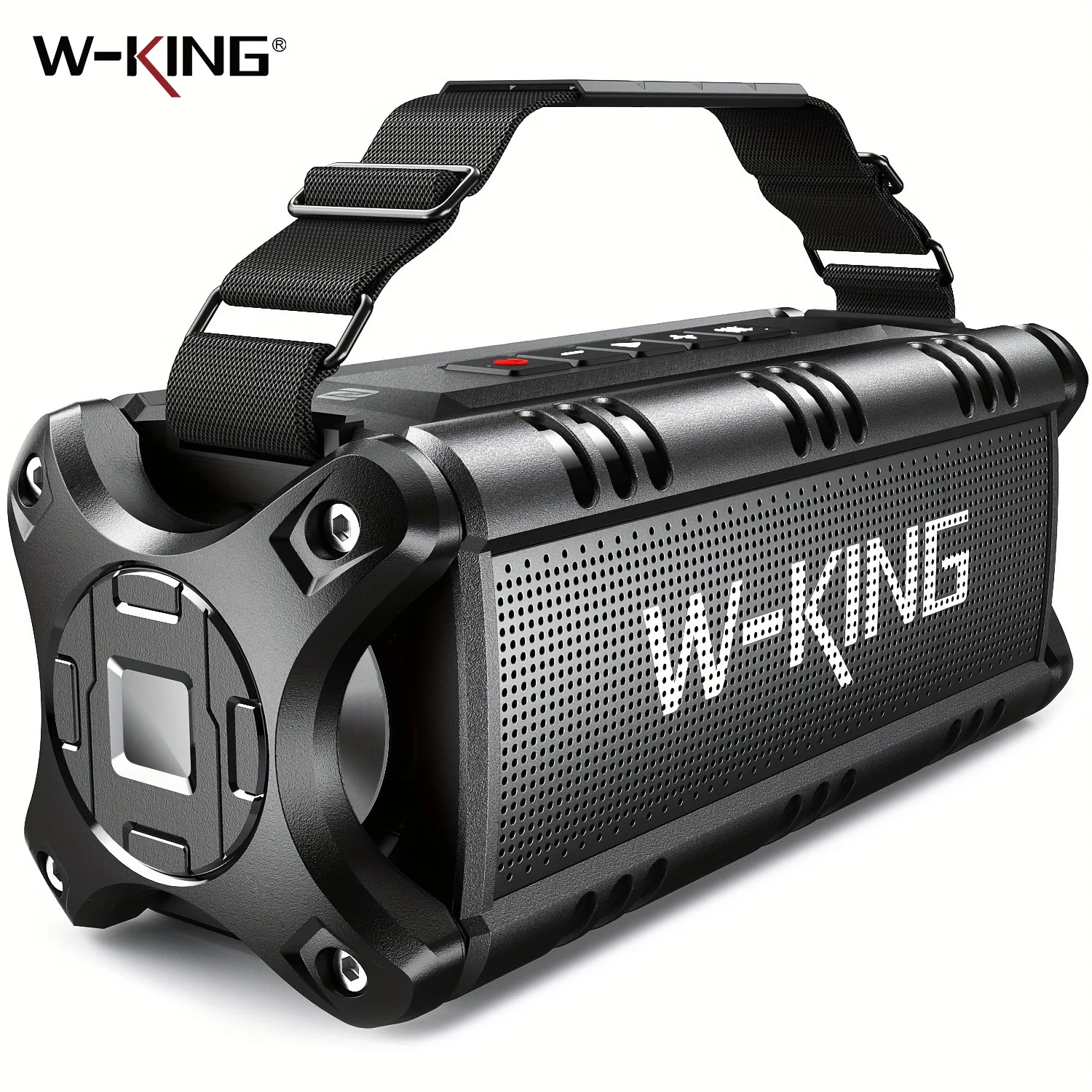 W-KING Bluetooth Speaker, 90W Peak 50W RMS IPX6 Waterproof Loud Speakers Bluetooth Wireless, Large Outdoor Portable Speaker W-KING Bluetooth Speaker, 90W Peak 50W RMS IPX6 Waterproof Loud Speakers Bluetooth Wireless, Large Outdoor Portable Speaker