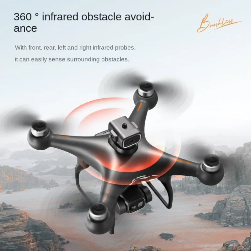 S116 MAX Drone Professional with 3 Batteries 8K Dual Camera Optical Flow Brushless 360° Obstacle Avoidance WIFI FPV RC Dron Toys S116 MAX Drone Professional with 3 Batteries 8K Dual Camera Optical Flow Brushless 360° Obstacle Avoidance WIFI FPV RC Dron Toys