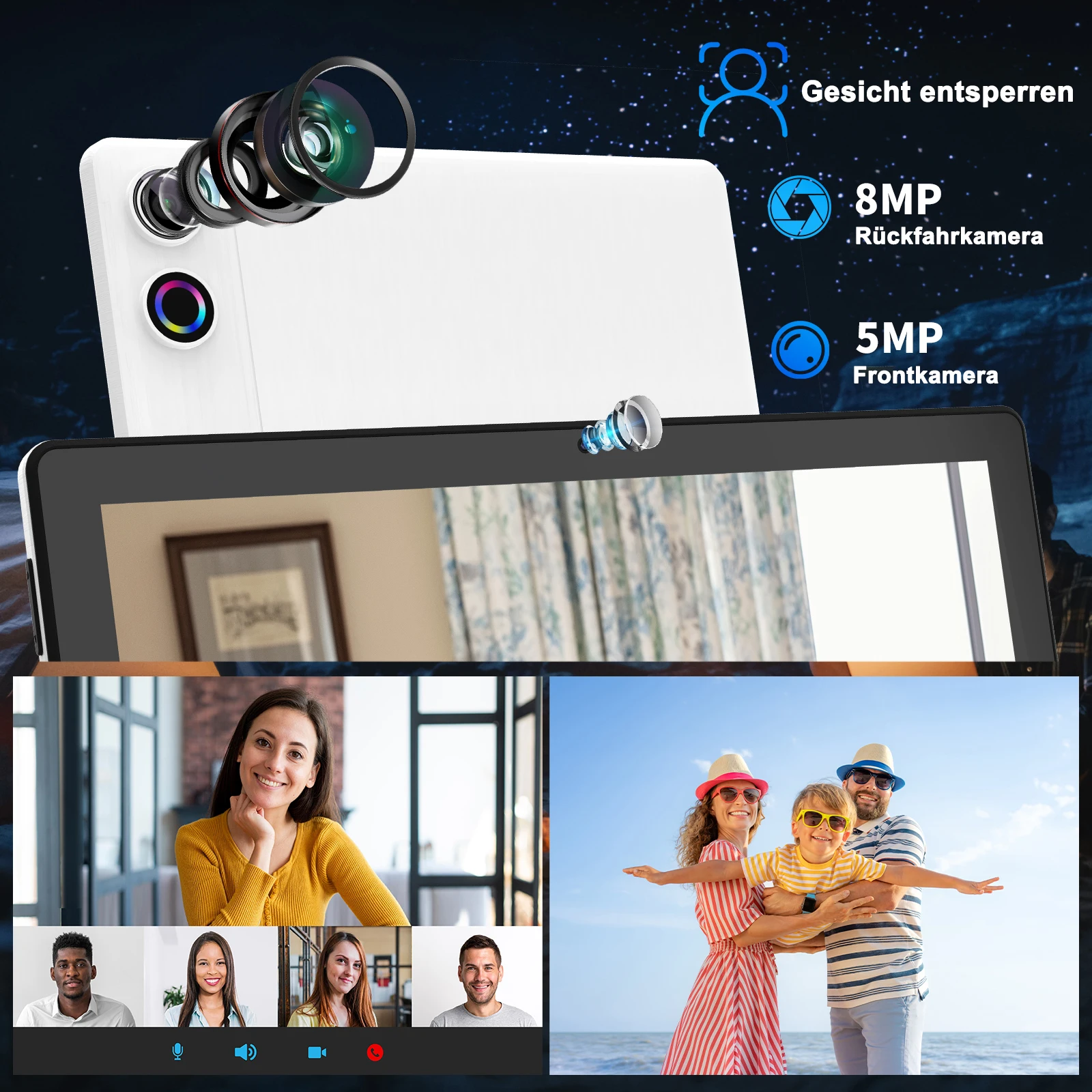 10 Inch Tablet Android 14 A523 Octa Core 12GB RAM 64GB ROM(TF 1TB) 5000mAh Face Unlocked Dual Carmera Keyboard Mouse Set PC Pad 10 Inch Tablet Android 14 A523 Octa Core 12GB RAM 64GB ROM(TF 1TB) 5000mAh Face Unlocked Dual Carmera Keyboard Mouse Set PC Pad