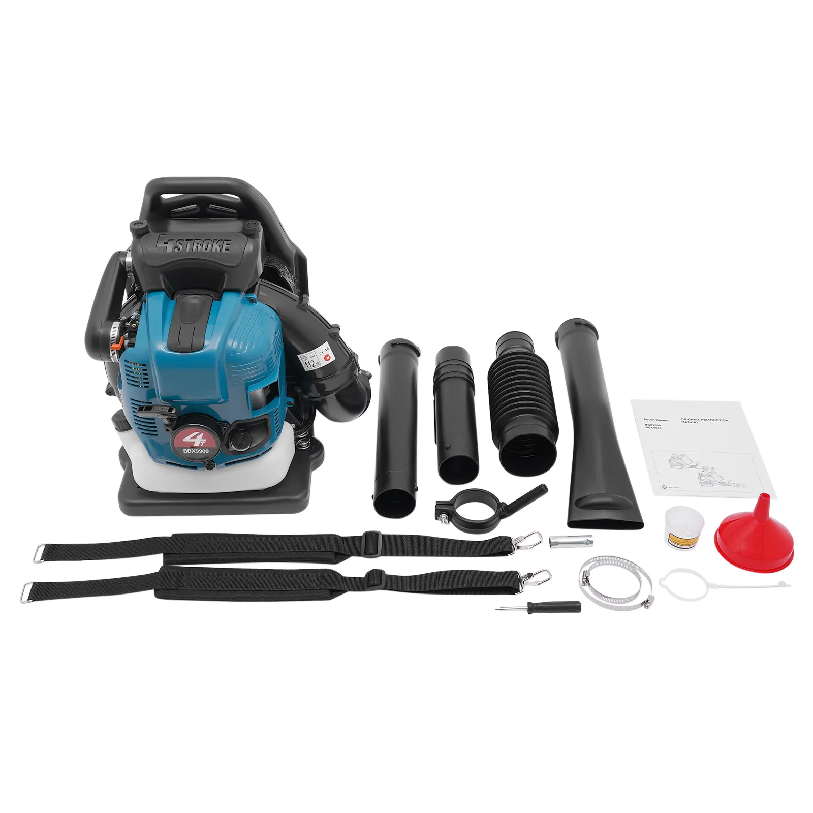 75.6CC 4 Stroke Backpack Leaf Blower 2.6KW Gasoline Powered Engine Lawn Blower Cordless Snow Dust Blowing Cleaning Tool 7000Rpm 75.6CC 4 Stroke Backpack Leaf Blower 2.6KW Gasoline Powered Engine Lawn Blower Cordless Snow Dust Blowing Cleaning Tool 7000Rpm