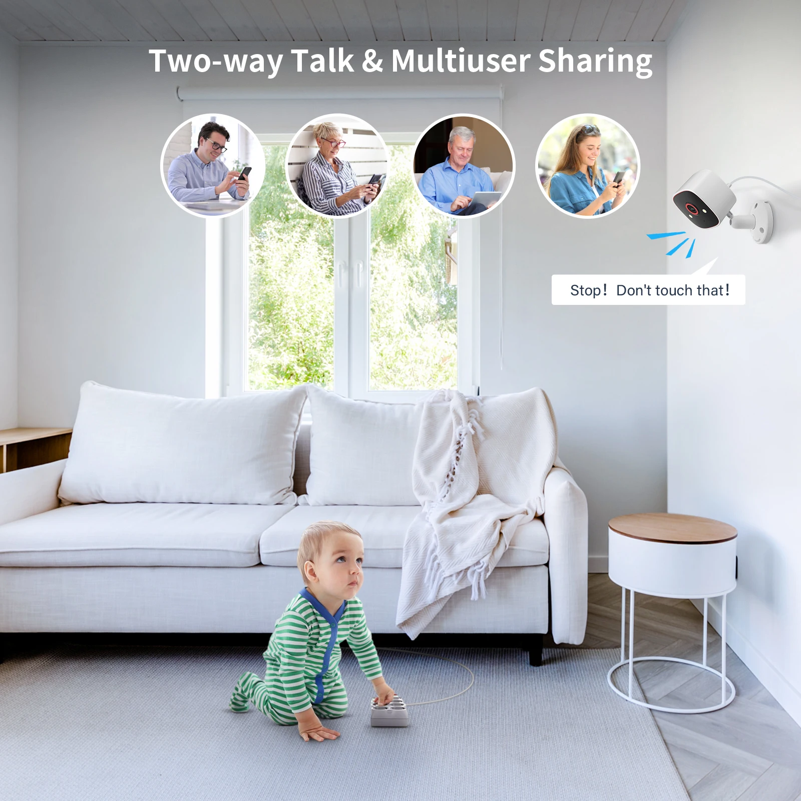 Jennov Outdoor/Indoor Security Cameras 2K HD Wireless WiFi Color Night Vision IP66 Waterproof Pet Dog Cat Baby Monitor Camera Jennov Outdoor/Indoor Security Cameras 2K HD Wireless WiFi Color Night Vision IP66 Waterproof Pet Dog Cat Baby Monitor Camera