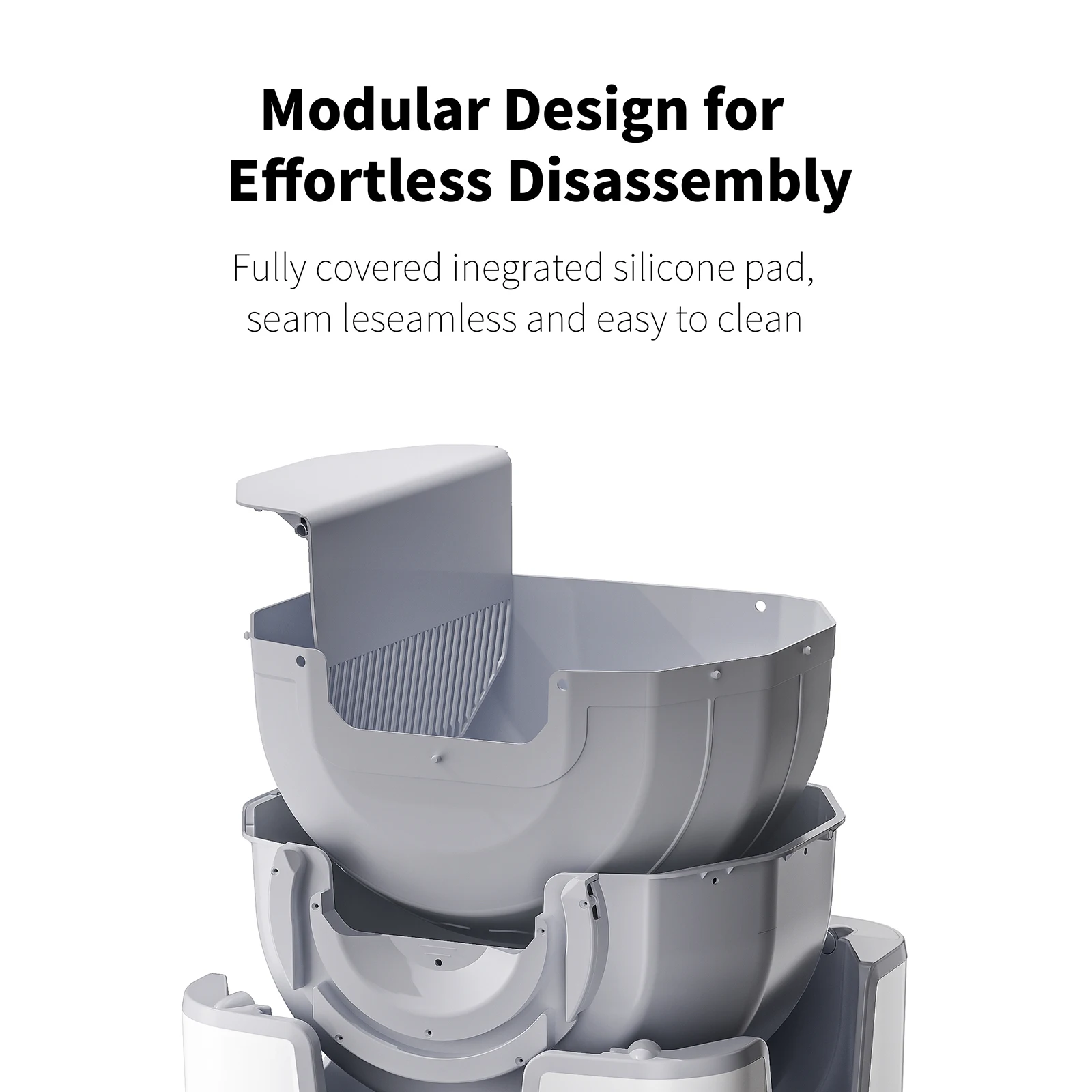 F6 Self-Cleaning Litter Box – Open-Top Automatic Cat Litter Box with Odor Control, Safety Features, and Easy Maintenance F6 Self-Cleaning Litter Box - Open-Top Automatic Cat Litter Box with Odor Control, Safety Features, and Easy Maintenance