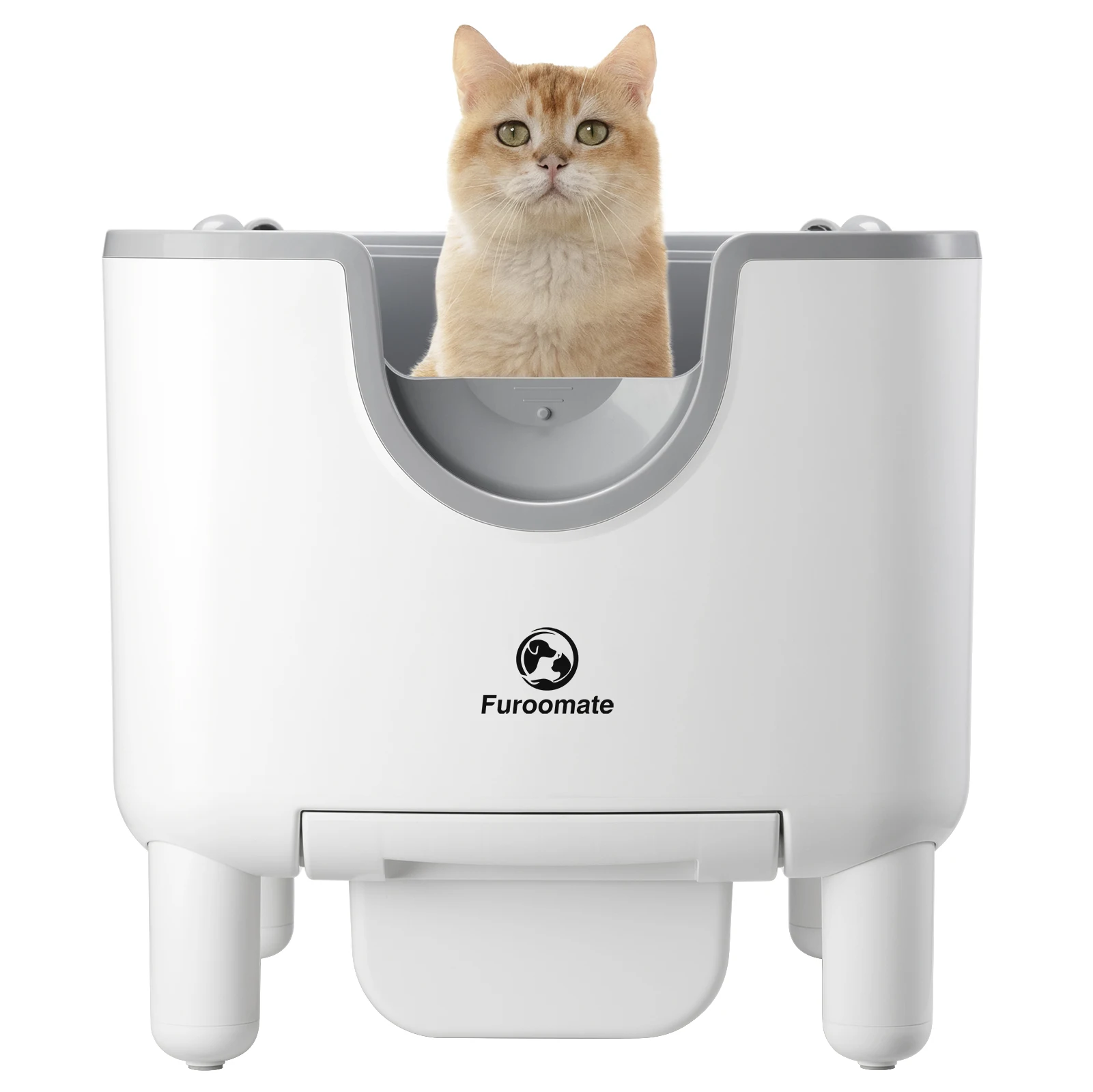 F6 Self-Cleaning Litter Box – Open-Top Automatic Cat Litter Box with Odor Control, Safety Features, and Easy Maintenance F6 Self-Cleaning Litter Box - Open-Top Automatic Cat Litter Box with Odor Control, Safety Features, and Easy Maintenance