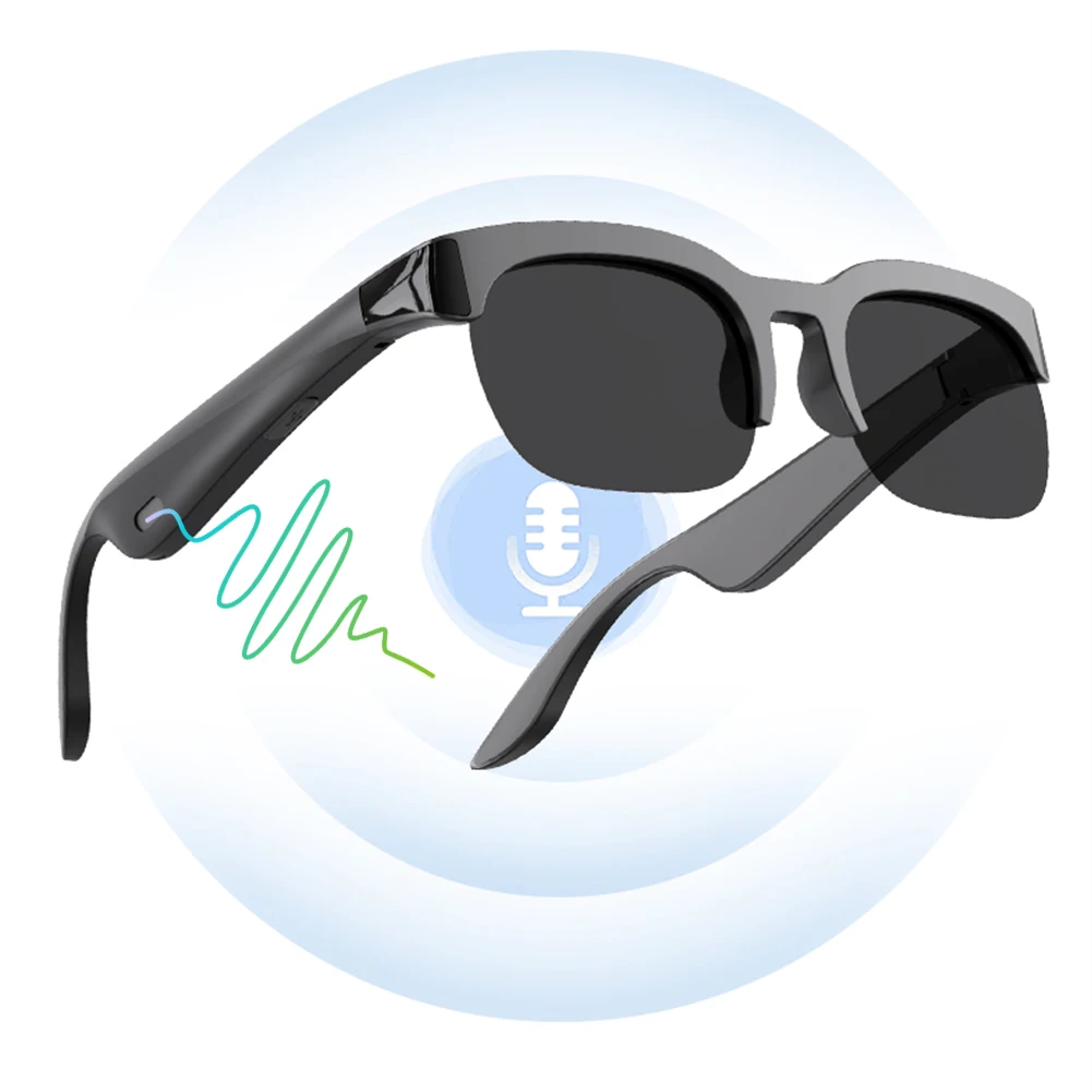Smart Glasses AI Translator Hands-Free Music & Calls BT Sunglasses UV Protection Outdoor Sports Headphones for Men & Women Smart Glasses AI Translator Hands-Free Music & Calls BT Sunglasses UV Protection Outdoor Sports Headphones for Men & Women