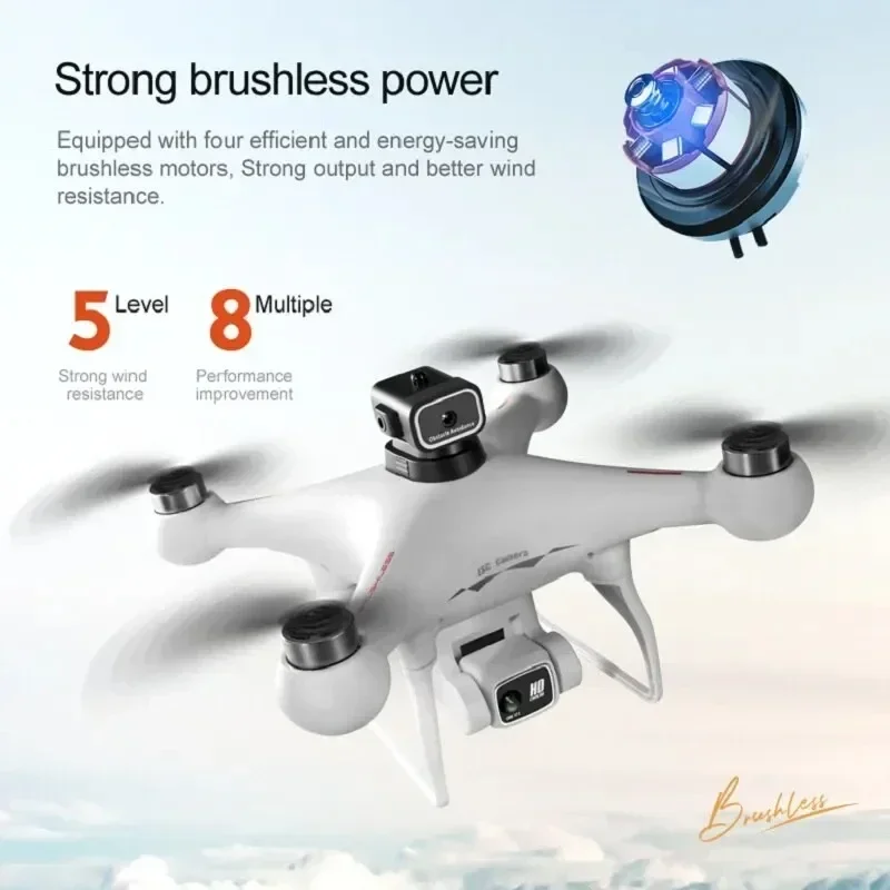 S116 MAX Drone 8K HD Camera 3 Batteries WiFi FPV Brushless Motor, 360° Obstacle Avoidance Optical Flow RC Drone for Beginners S116 MAX Drone 8K HD Camera 3 Batteries WiFi FPV Brushless Motor, 360° Obstacle Avoidance Optical Flow RC Drone for Beginners