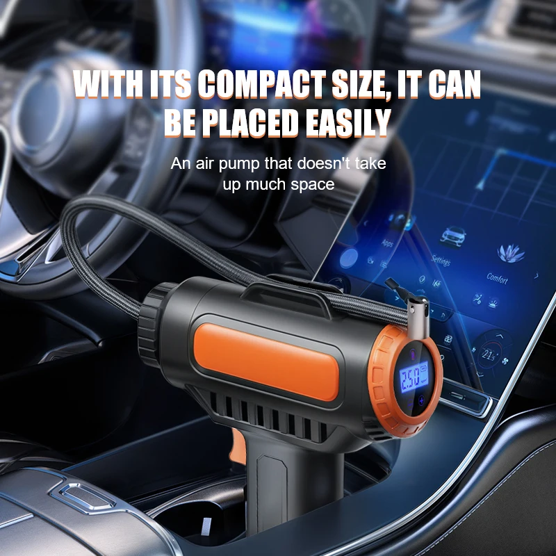 BELIBUY Wireless Portable Tire Inflator Tire Inflator Pump Car Tire Inflator Bicycle Air Pump With LED Display Electric Inflator BELIBUY Wireless Portable Tire Inflator Tire Inflator Pump Car Tire Inflator Bicycle Air Pump With LED Display Electric Inflator