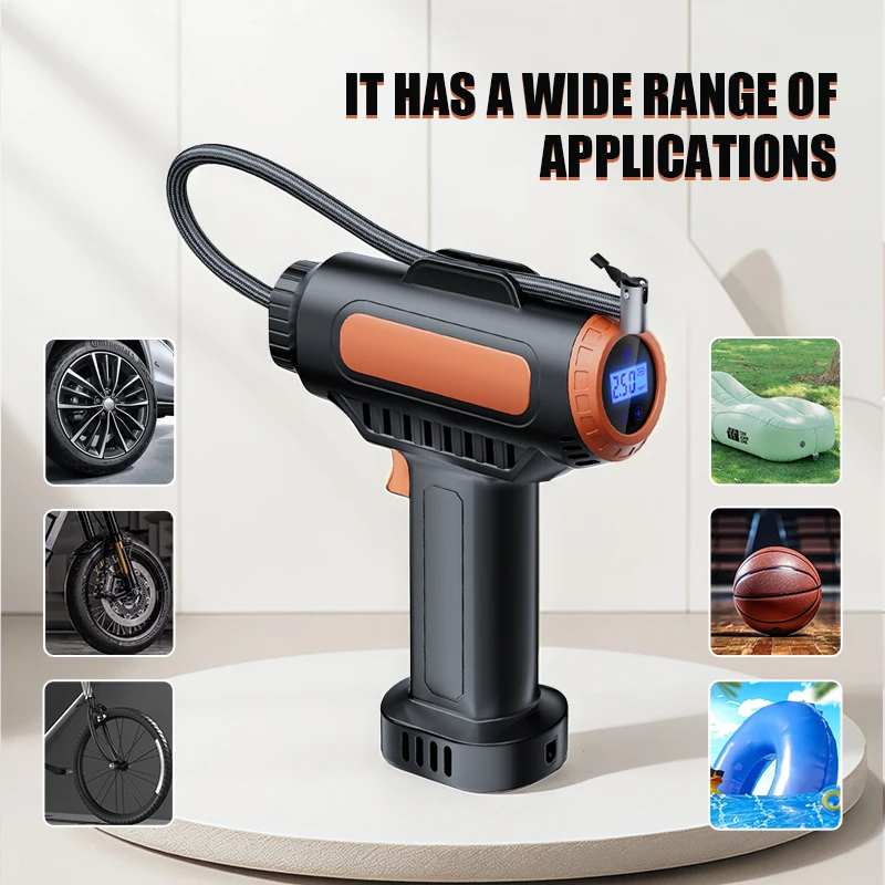BELIBUY Wireless Portable Tire Inflator Tire Inflator Pump Car Tire Inflator Bicycle Air Pump With LED Display Electric Inflator BELIBUY Wireless Portable Tire Inflator Tire Inflator Pump Car Tire Inflator Bicycle Air Pump With LED Display Electric Inflator