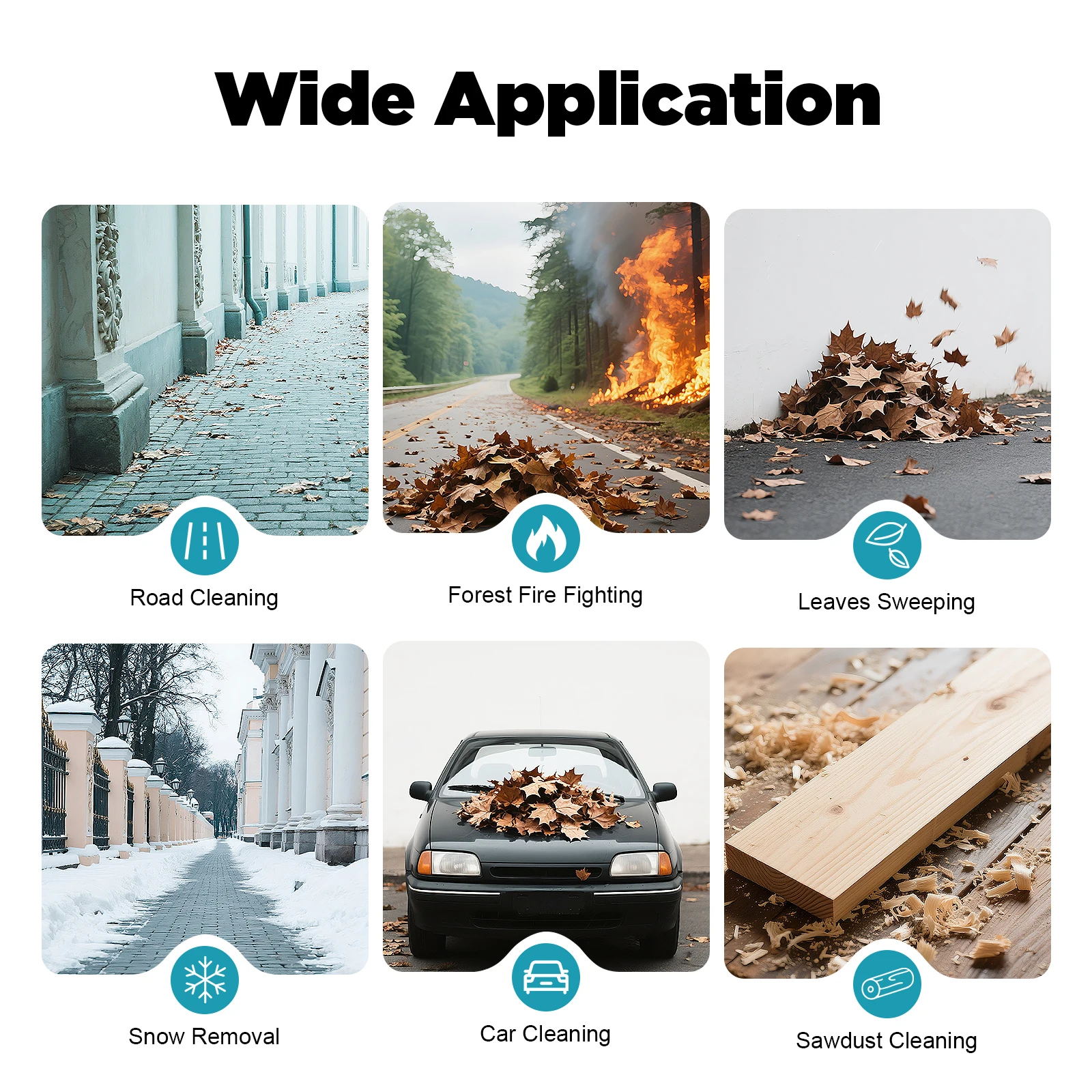 Backpack Leaf Blower, Powerful Blowing and Low Fuel Consumption Gas Powered Leaf Blower, Cordless 75.6cc Blower for Yard Backpack Leaf Blower, Powerful Blowing and Low Fuel Consumption Gas Powered Leaf Blower, Cordless 75.6cc Blower for Yard