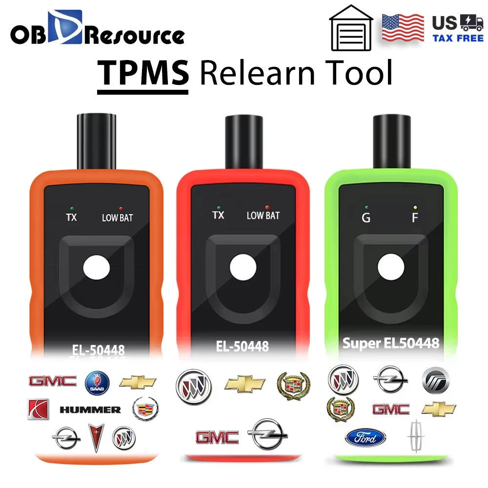 Car TPMS Reset Tool EL50448 Car Tire Pressure Monitoring System For Ford Opel GMC Buick Chevy Tire Relearning Tool Pressure Car TPMS Reset Tool EL50448 Car Tire Pressure Monitoring System For Ford Opel GMC Buick Chevy Tire Relearning Tool Pressure