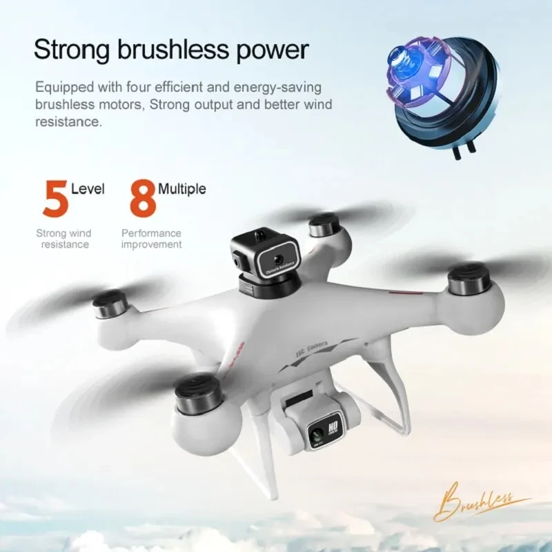 S116 MAX Drone Professional with 3 Batteries 8K Dual Camera Optical Flow Brushless 360° Obstacle Avoidance WIFI FPV RC Dron Toys S116 MAX Drone Professional with 3 Batteries 8K Dual Camera Optical Flow Brushless 360° Obstacle Avoidance WIFI FPV RC Dron Toys