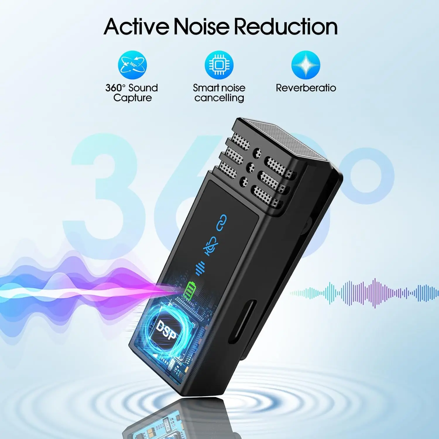 2 Pack Wireless Lavalier Mic for iPhone iPad Android, Noise-Canceling Mini Clip-On Mic with Charging Case, 7H Battery, Ideal 2 Pack Wireless Lavalier Mic for iPhone iPad Android, Noise-Canceling Mini Clip-On Mic with Charging Case, 7H Battery, Ideal