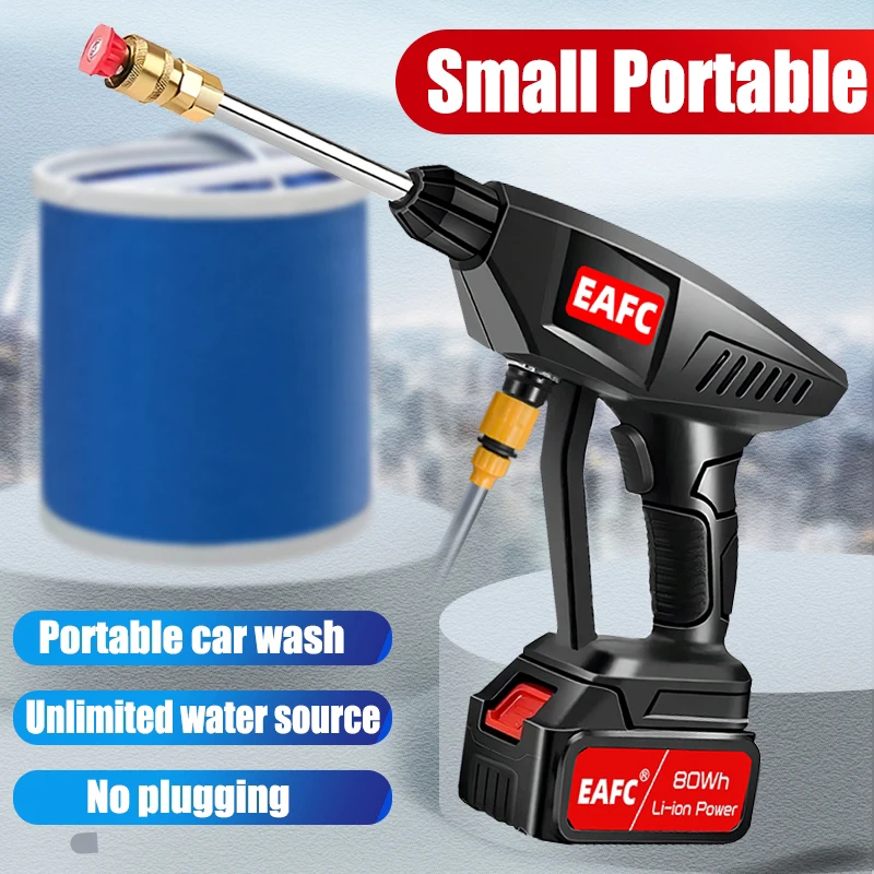 500W Portable High Pressure Car Washer Rechargeable Car Washing Gun Electric Water Gun Foam Machine for 21V Makita Battery 500W Portable High Pressure Car Washer Rechargeable Car Washing Gun Electric Water Gun Foam Machine for 21V Makita Battery