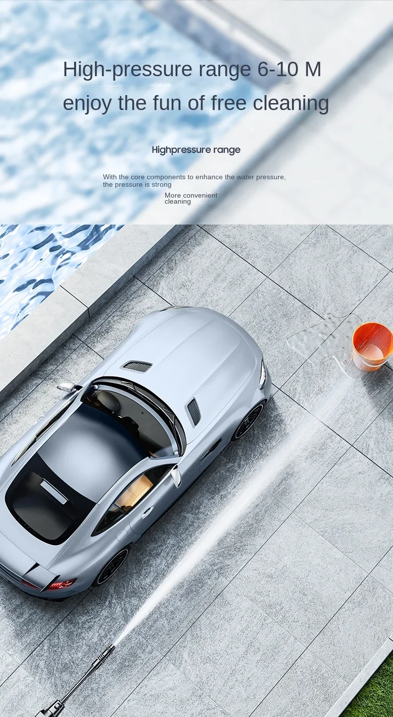 Wireless High Pressure Cleaner Washing Machine Spray Water Gun Car Washing Pressure Water Cleaning Machine Wireless High Pressure Cleaner Washing Machine Spray Water Gun Car Washing Pressure Water Cleaning Machine